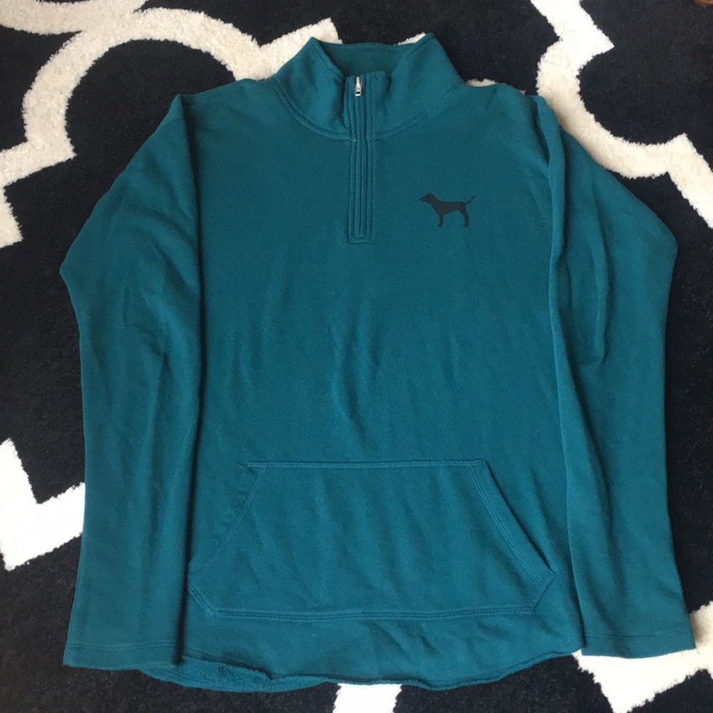 PINK Victoria’s Secret Size XS Long Sleeve Sweatshirt in Turquoise